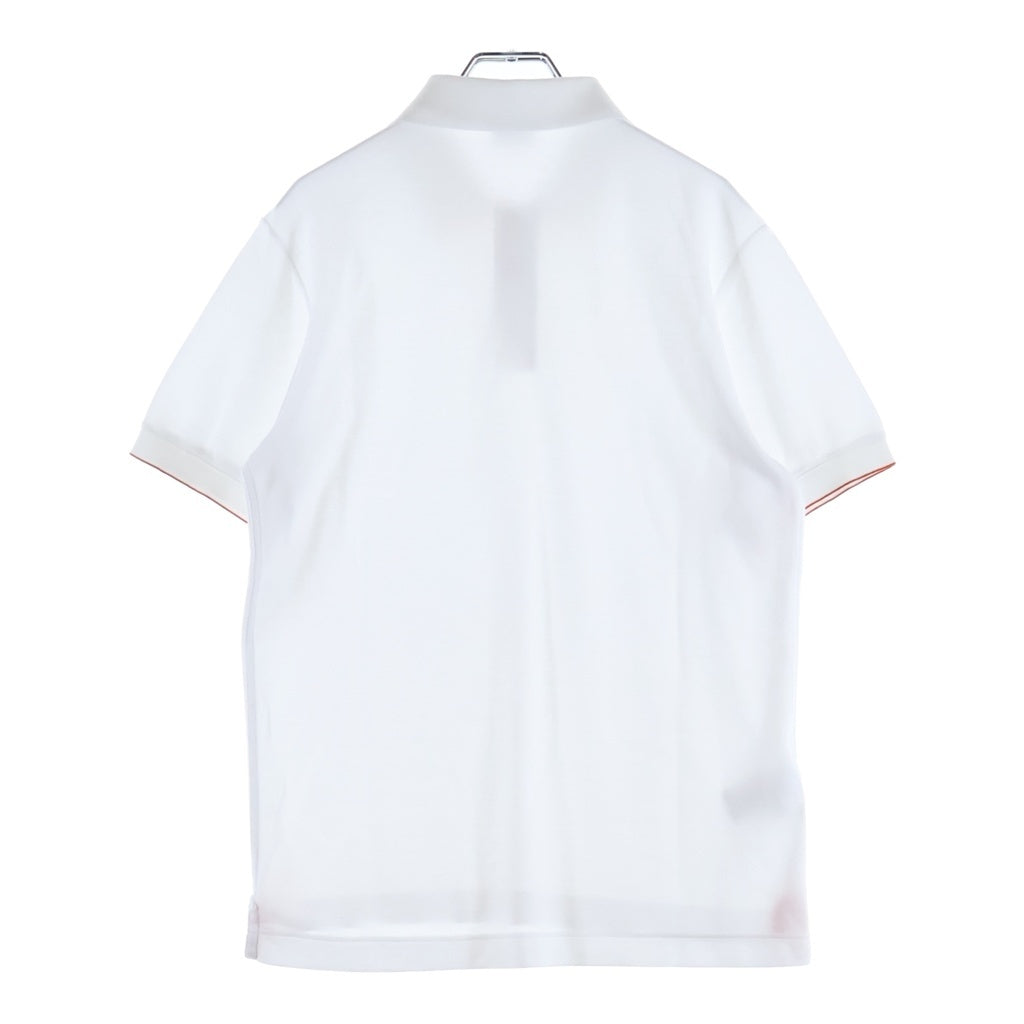 HERMES(エルメス) ドゥブル・ジュ 半袖ポロシャツ テニスシャツ ホワイト レディース
