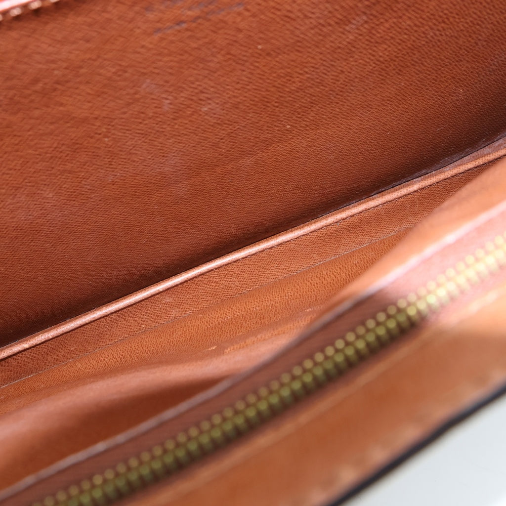 LOUIS VUITTON(ルイヴィトン) モノグラム ポルトドギュマン PVC レザー ハンド ビジネスバッグ ブリーフケース ブラウン M53338 MI1919