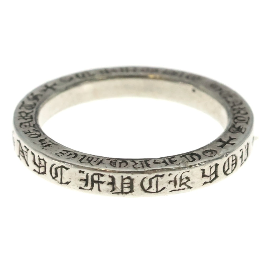 CHROME HEARTS(クロムハーツ) SPACER FUCKYOU 3mm スペーサー ニューヨーク限定 ファックユー リング シルバーBCA333