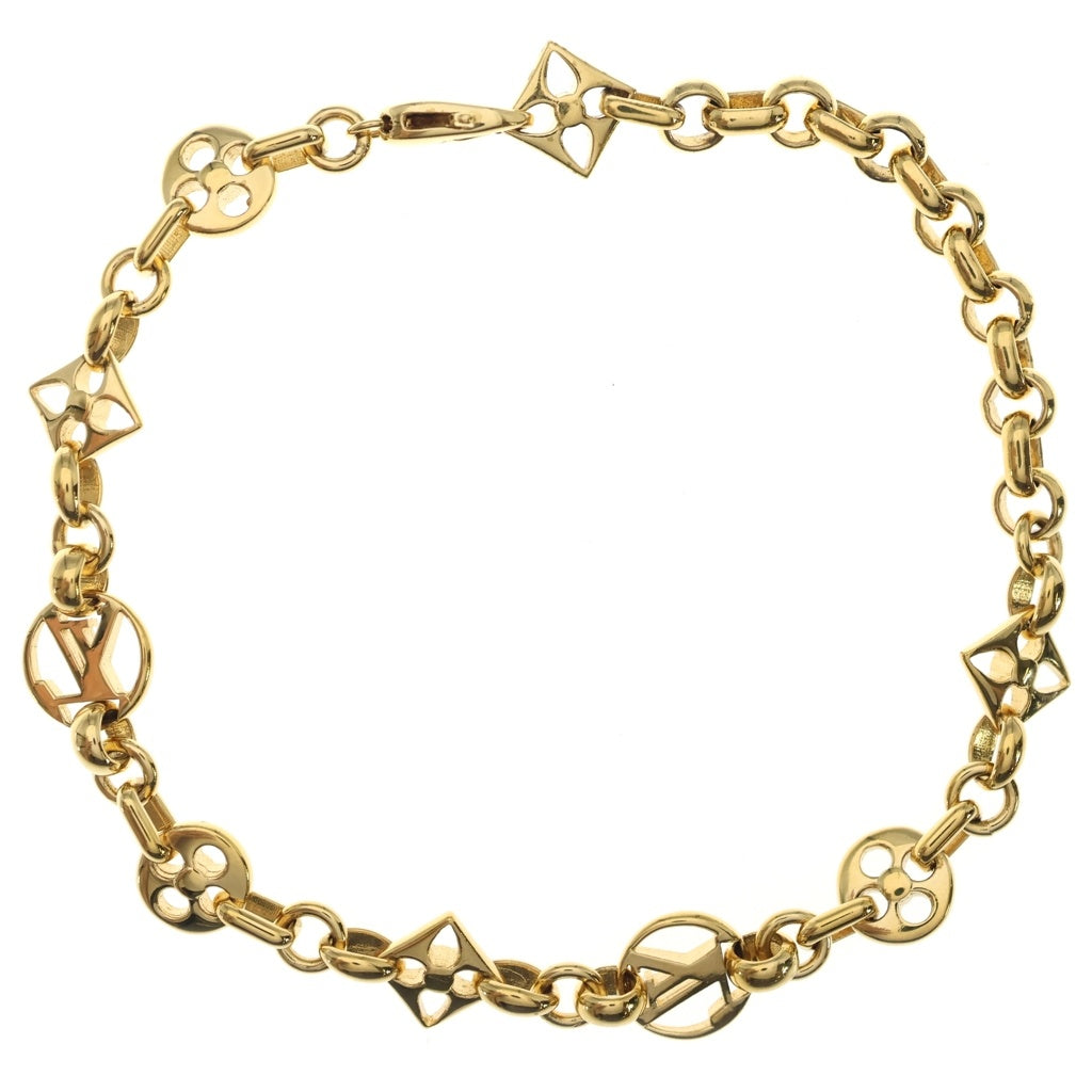 LOUIS VUITTON(ルイヴィトン) クレイジーインロック チェーン ブレスレット ゴールド M00376