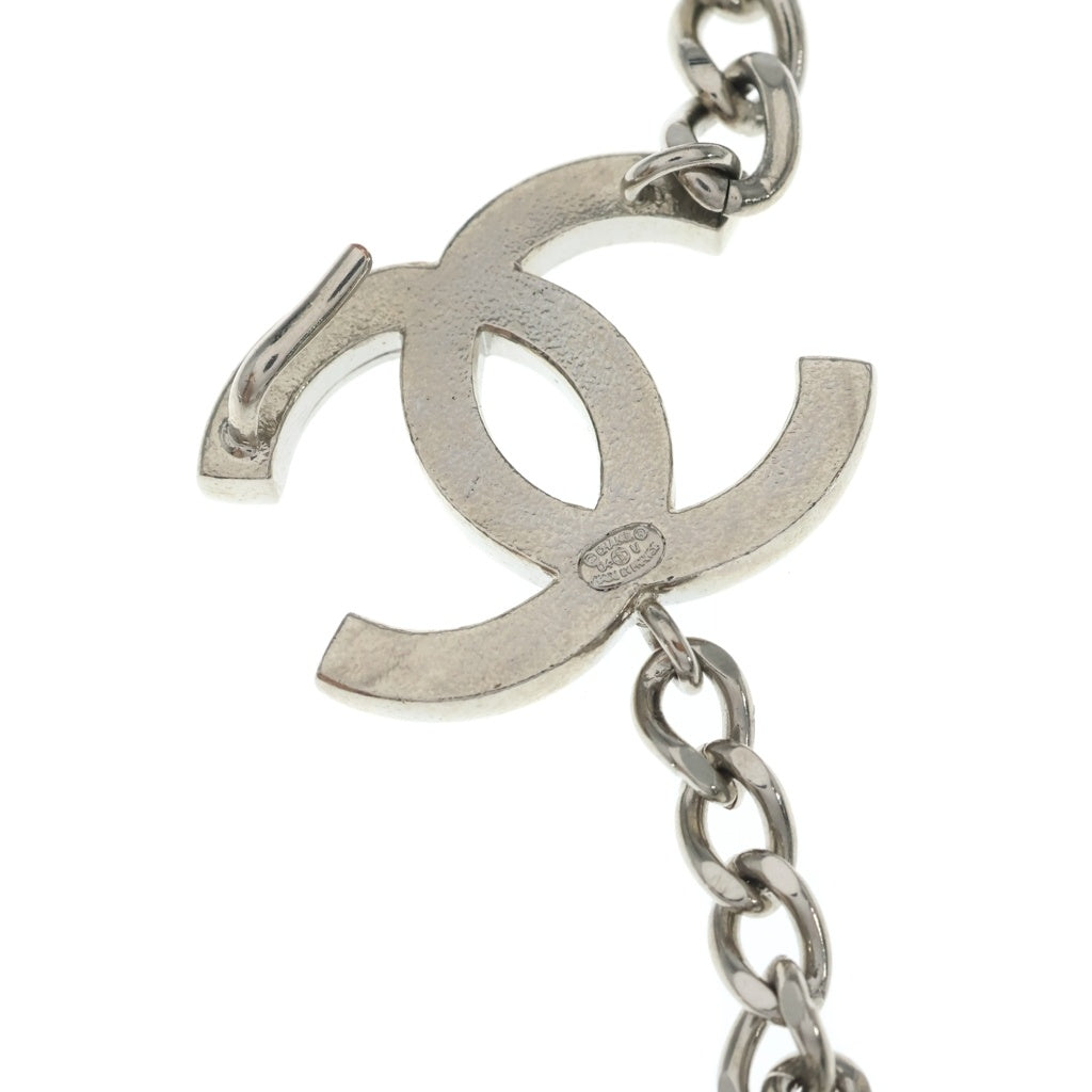 CHANEL(シャネル) ココマーク チェーンベルト ブラック×シルバー レディース