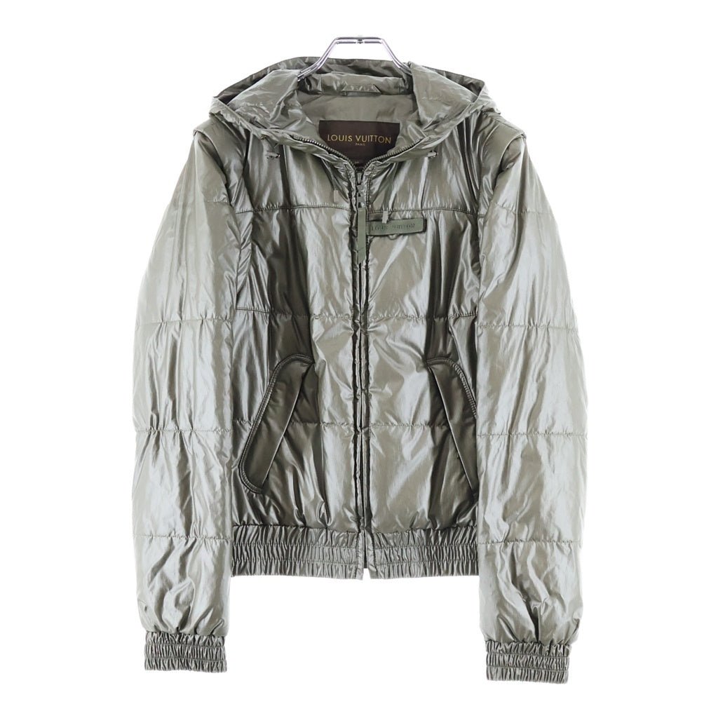 LOUIS VUITTON(ルイヴィトン) Puffer Jacket デタッチャブル パファージャケット ダウンジャケット 2WAY カーキ RW082W WNJA01PA4 レディース