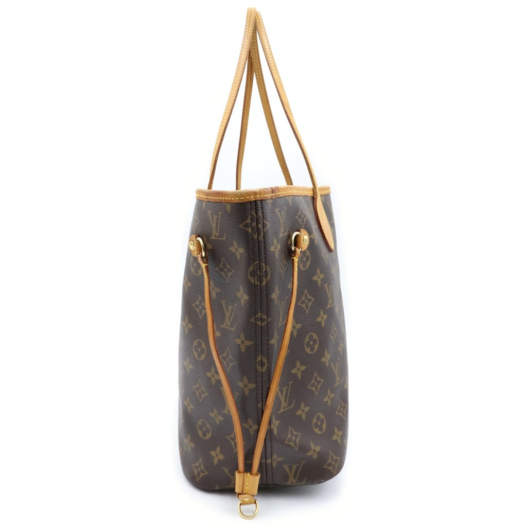 LOUIS VUITTON(ルイヴィトン) モノグラム ネヴァーフルMM ハンドバッグ トートバッグ ブラウン PVCレザー M40156 ゴールド金具 レディース