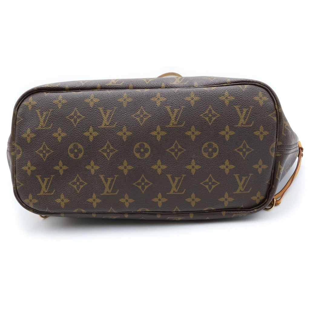 LOUIS VUITTON(ルイヴィトン) モノグラム ネヴァーフルMM ハンドバッグ トートバッグ ブラウン PVCレザー M40156 ゴールド金具 レディース