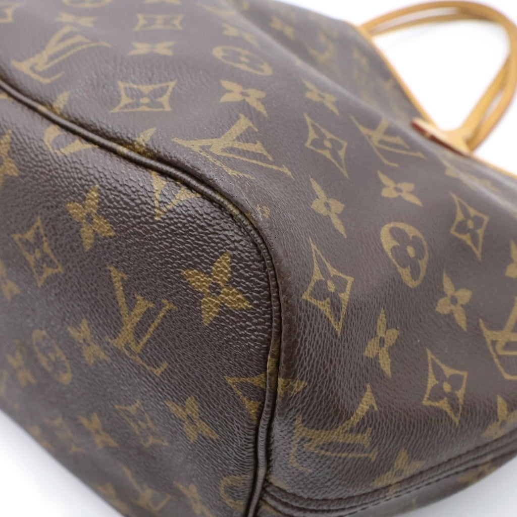 LOUIS VUITTON(ルイヴィトン) モノグラム ネヴァーフルMM ハンドバッグ トートバッグ ブラウン PVCレザー M40156 ゴールド金具 レディース