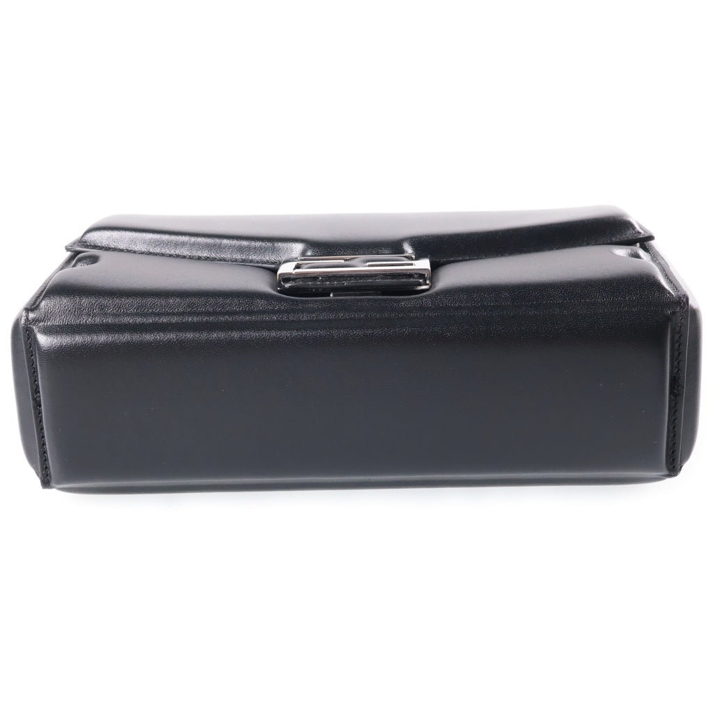 FENDI(フェンディ) バゲット ソフトトランク ショルダーバッグ ハンドバッグ 2WAY ブラック レザー 7VA565 レディース