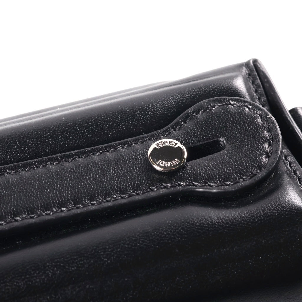 FENDI(フェンディ) バゲット ソフトトランク ショルダーバッグ ハンドバッグ 2WAY ブラック レザー 7VA565 レディース