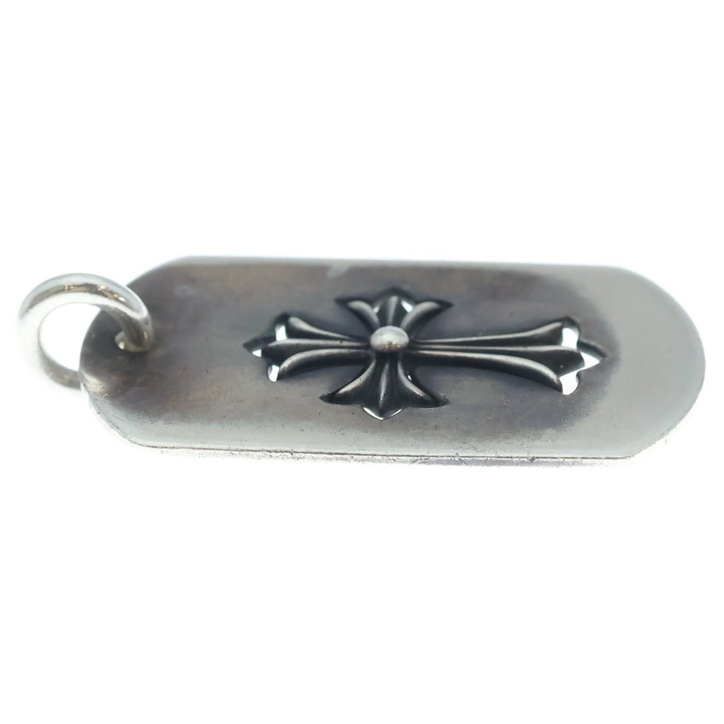 CHROME HEARTS(クロムハーツ) D TAG LRG CO CRS カットアウトクロスドッグタグ ラージ ペンダントトップ シルバー BCA239