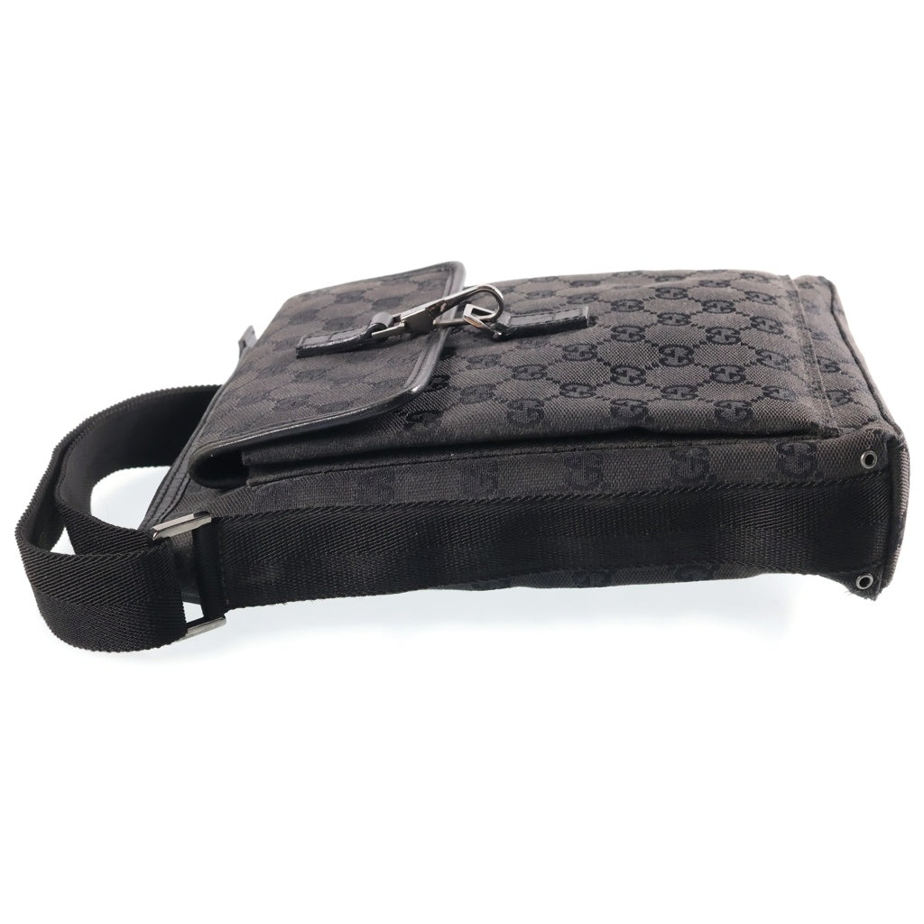 GUCCI(グッチ) GGキャンバス ショルダーバッグ キャンバス ブラック 92646 レディース