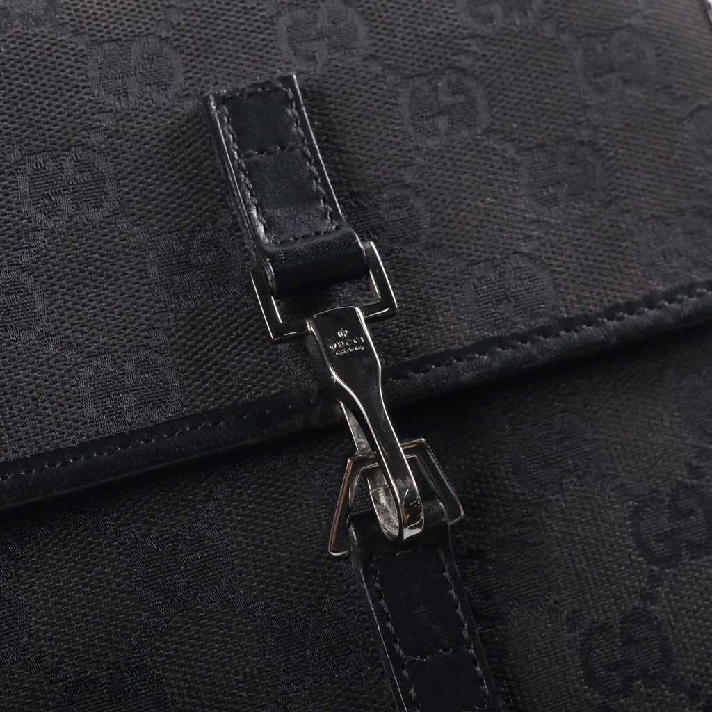 GUCCI(グッチ) GGキャンバス ショルダーバッグ キャンバス ブラック 92646 レディース