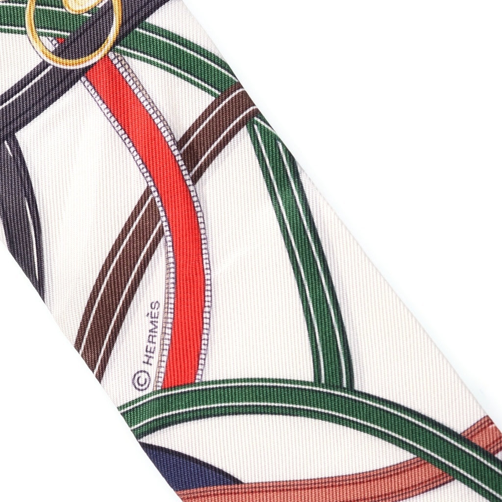 HERMES(エルメス) ツイリー 伝説のハーネス Harnais Legendaire スカーフ シルク ホワイト マルチカラー レディース