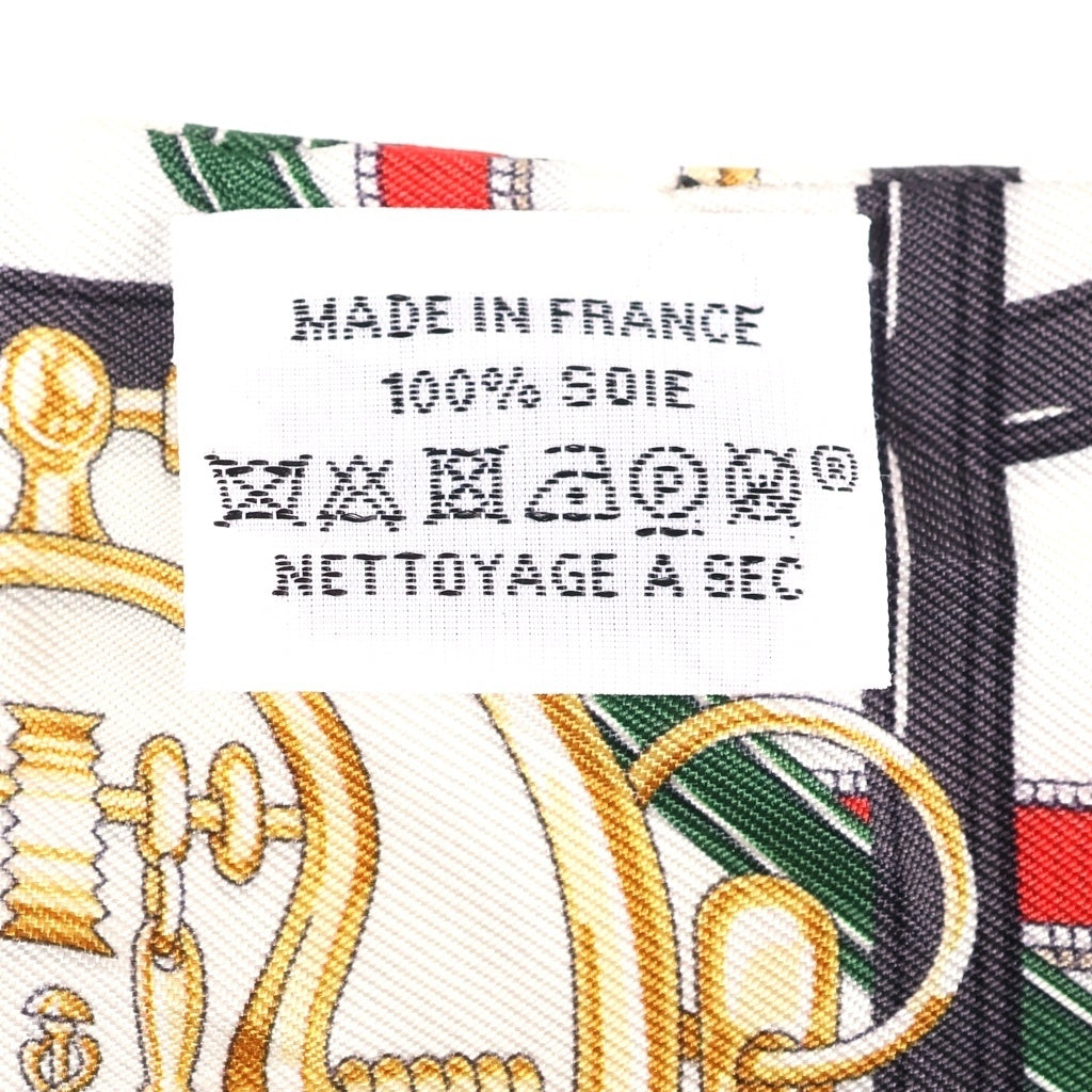 HERMES(エルメス) ツイリー 伝説のハーネス Harnais Legendaire スカーフ シルク ホワイト マルチカラー レディース