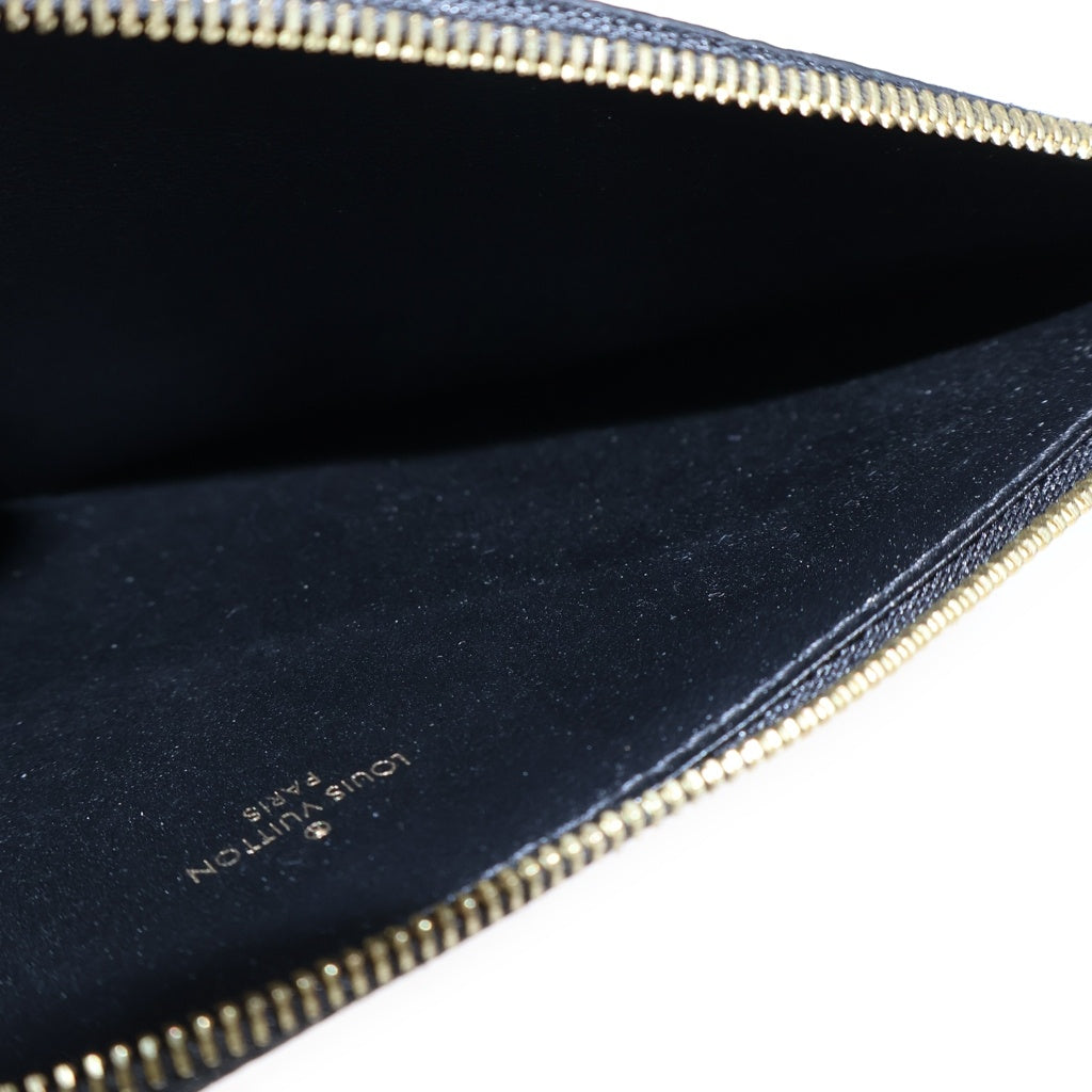 LOUIS VUITTON(ルイヴィトン) モノグラム アンプラント ポシェットフェリシー レザー チェーンウォレット ショルダーバッグ 長財布 ノワール ブラック M82477 レディース