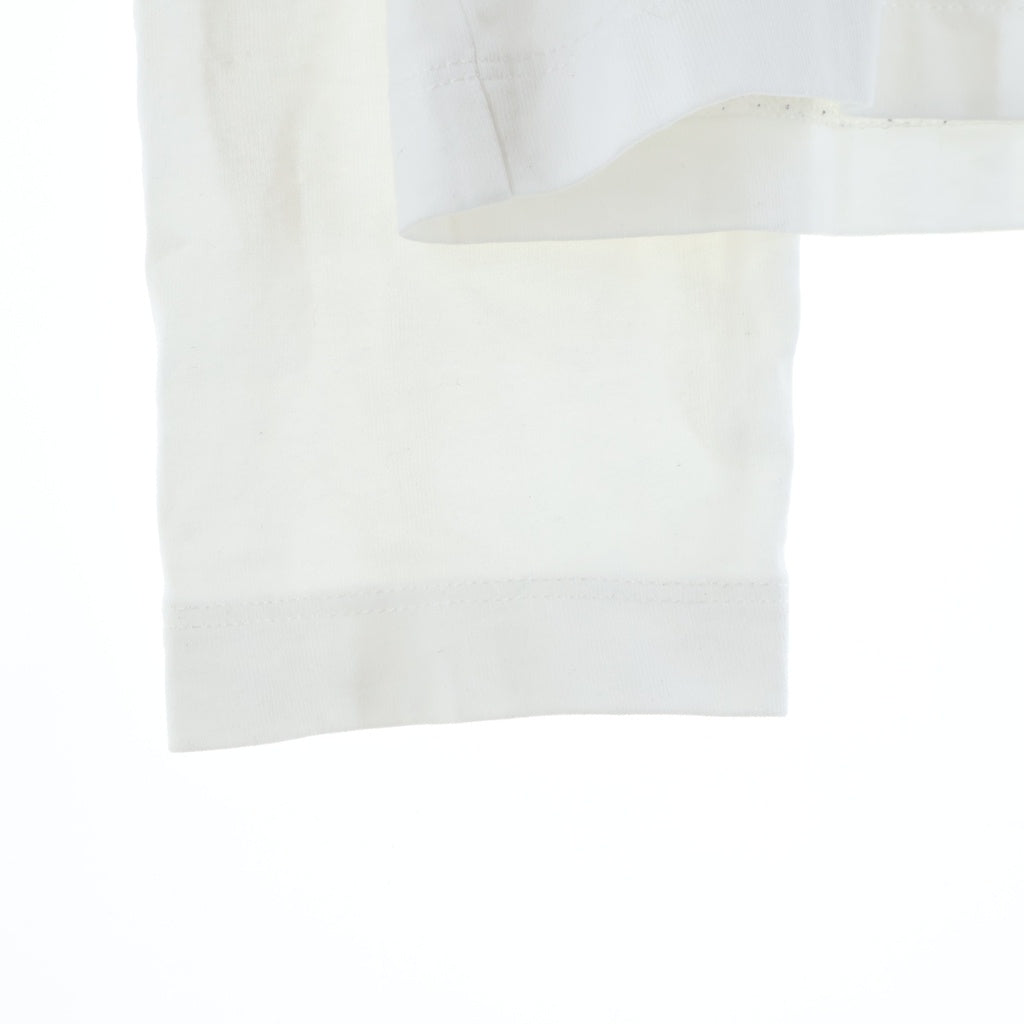 JIL SANDER +(ジルサンダープラス) 裾ロゴ コットン クルーネック 長袖 Tシャツ カットソー #S ホワイト J40GC0002 J45048 レディース