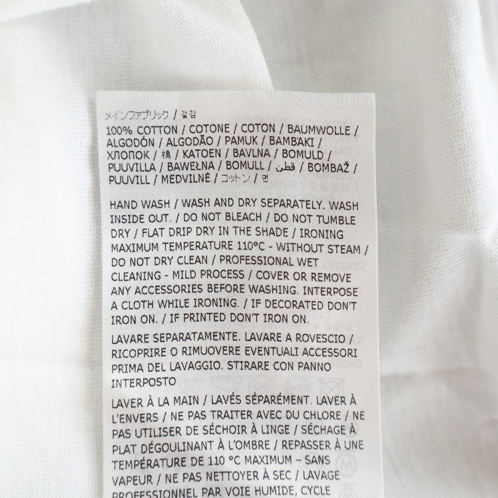 JIL SANDER +(ジルサンダープラス) 裾ロゴ コットン クルーネック 長袖 Tシャツ カットソー #S ホワイト J40GC0002 J45048 レディース