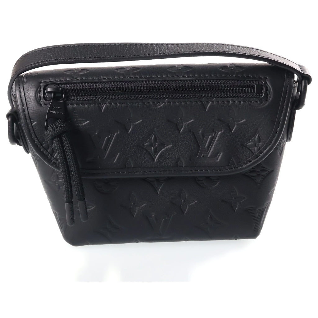 LOUIS VUITTON(ルイヴィトン) モノグラムシャドウ パルスウェアラブルウォレット ショルダーバッグ ブラック レザー M12636 レディース