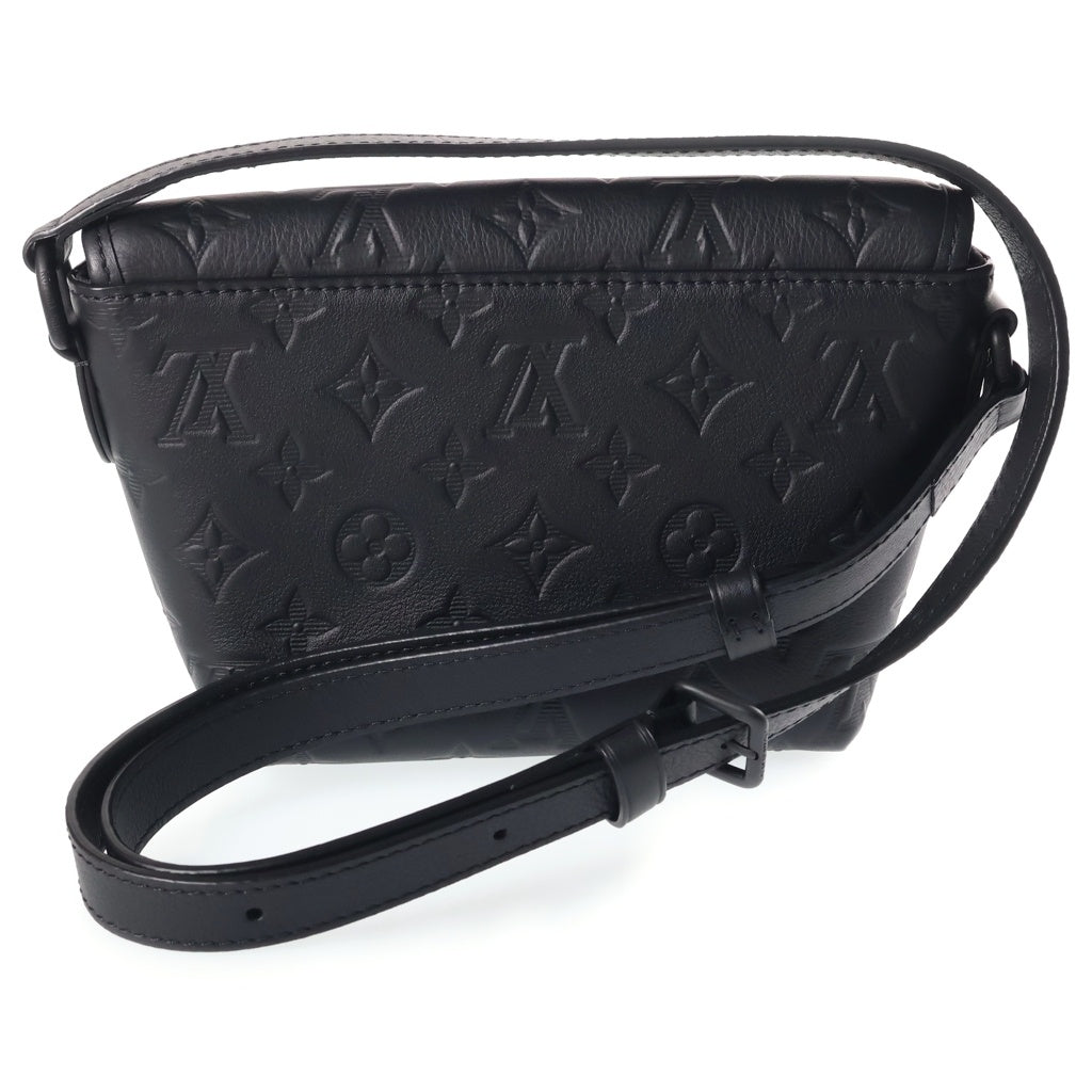 LOUIS VUITTON(ルイヴィトン) モノグラムシャドウ パルスウェアラブルウォレット ショルダーバッグ ブラック レザー M12636 レディース