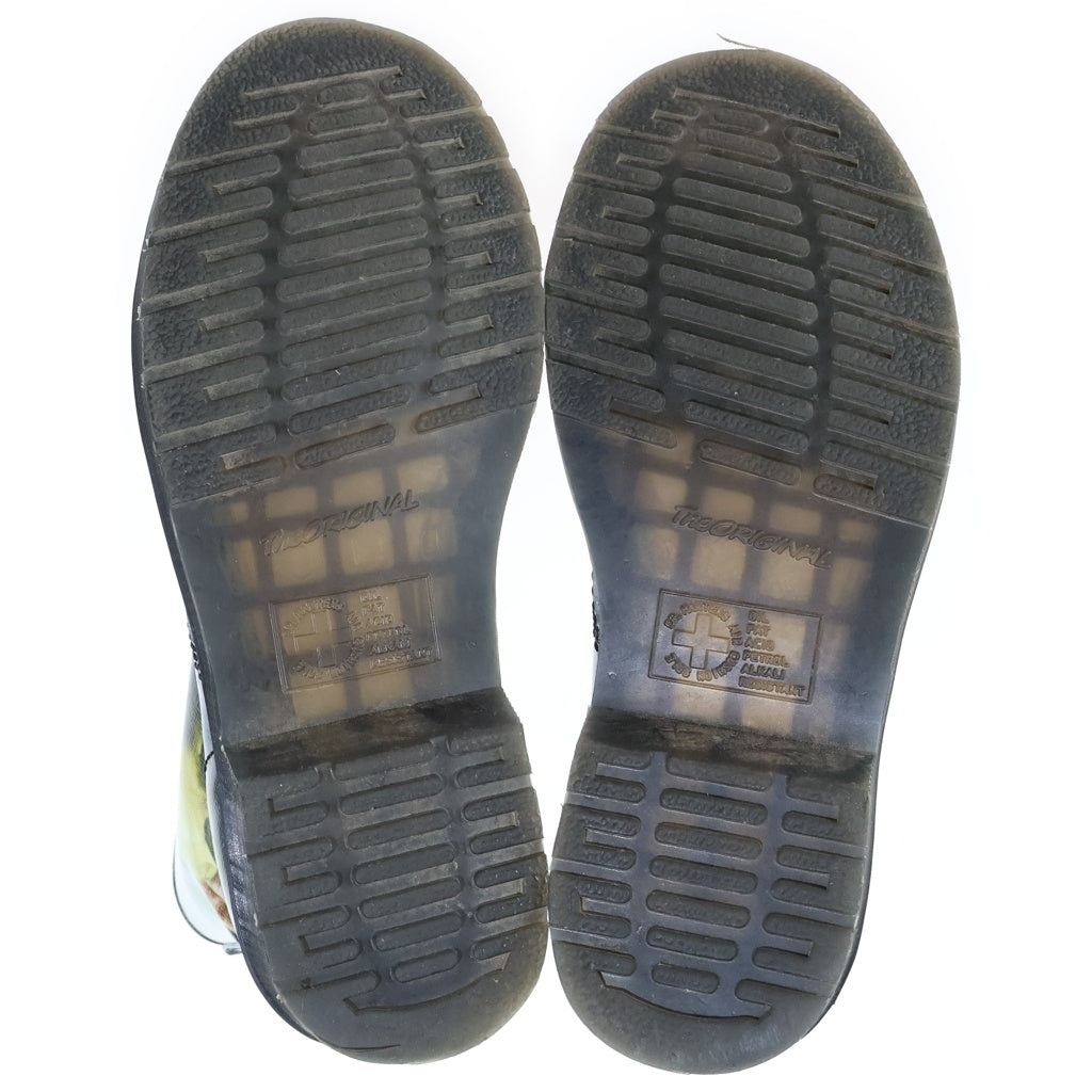 Dr.Martens(ドクターマーチン) 1460ナショナルギャラリー 8ホールブーツ ハルメン・ステーンウェイク グリーン PVC×レザー 32123649 レディース