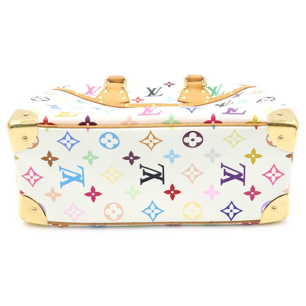 LOUIS VUITTON(ルイヴィトン) トゥルーヴィル ハンドバック モノグラム レザー ブロン ホワイト/マルチカラー M92663 レディース