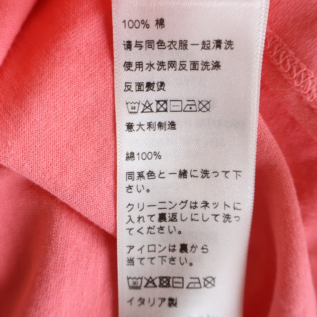 CELINE(セリーヌ) ロゴプリント コットンジャージー ルーズ 半袖Tシャツ カットソー ピンク 2X681671Q レディース