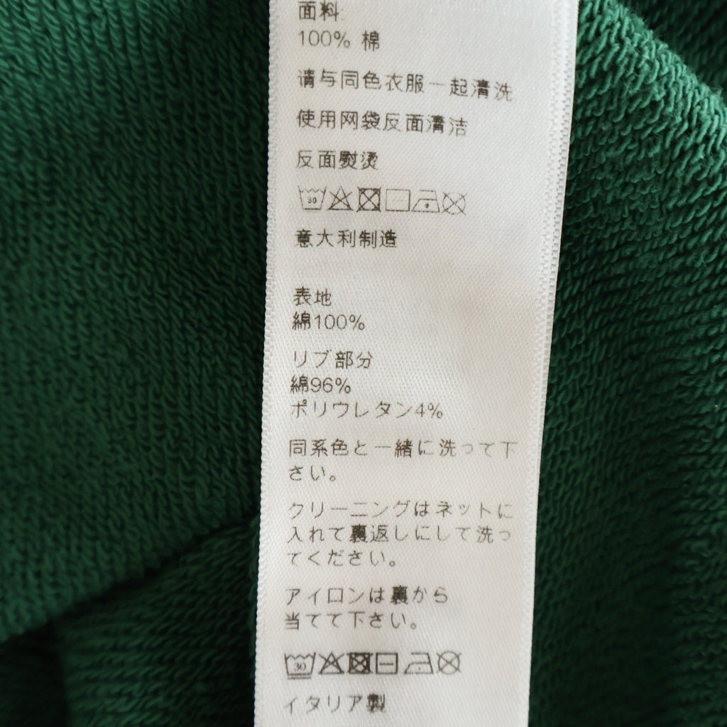 CELINE(セリーヌ) ロゴプリント クロップド スウェットトレーナー グリーン レディース 2Y796670Q