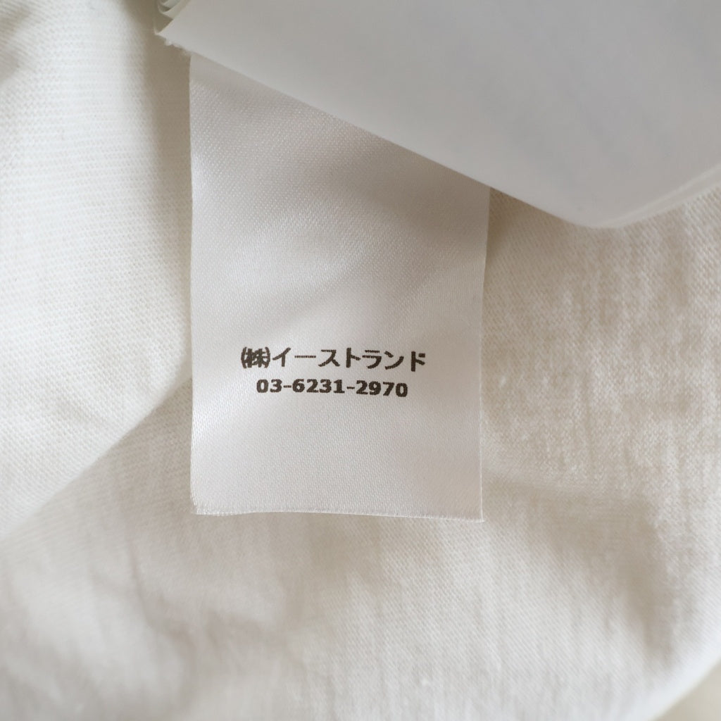 OFF-WHITE(オフホワイト) ラインストーン ロゴプリント クロップド 半袖 Tシャツ カットソー ホワイト レディース OWAA090S22JER002