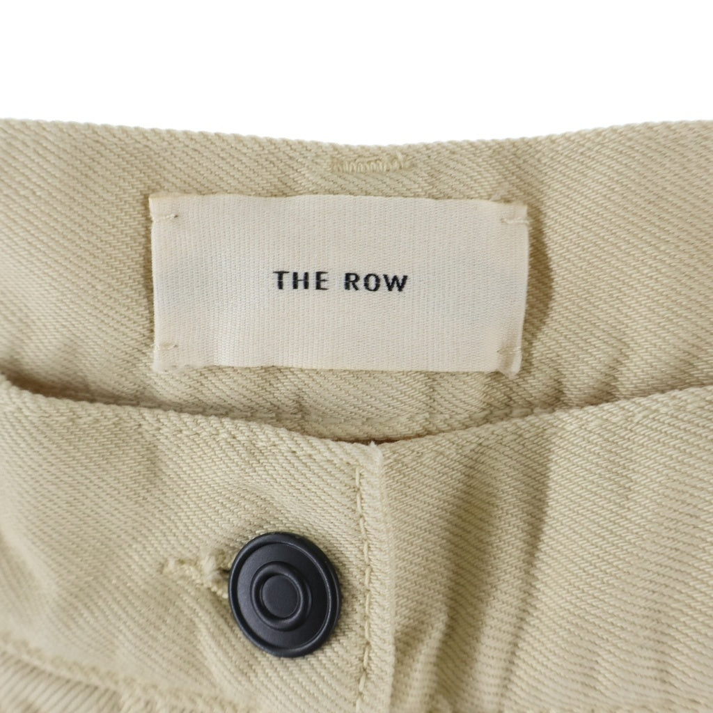 THE ROW(ザロウ) デニムパンツ アイボリー コットン 10903-W4626 レディース