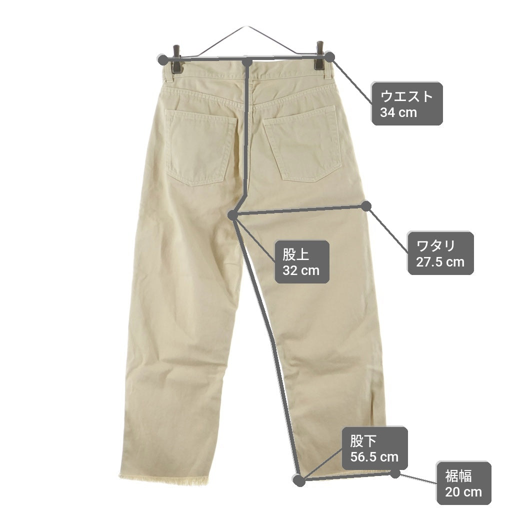 THE ROW(ザロウ) デニムパンツ アイボリー コットン 10903-W4626 レディース