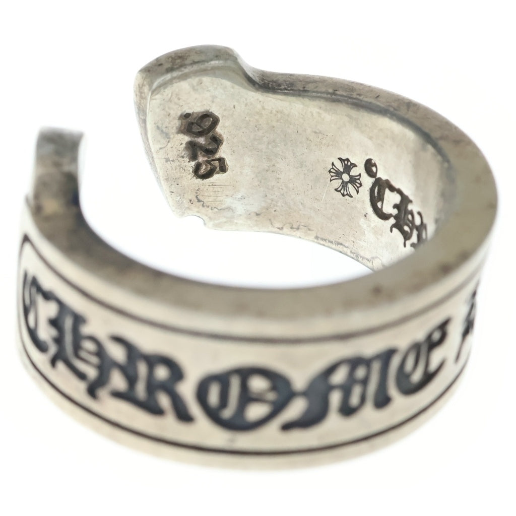 CHROME HEARTS(クロムハーツ) LG SCROLL LABEL ラージスクロールラベル リング シルバーBCA383