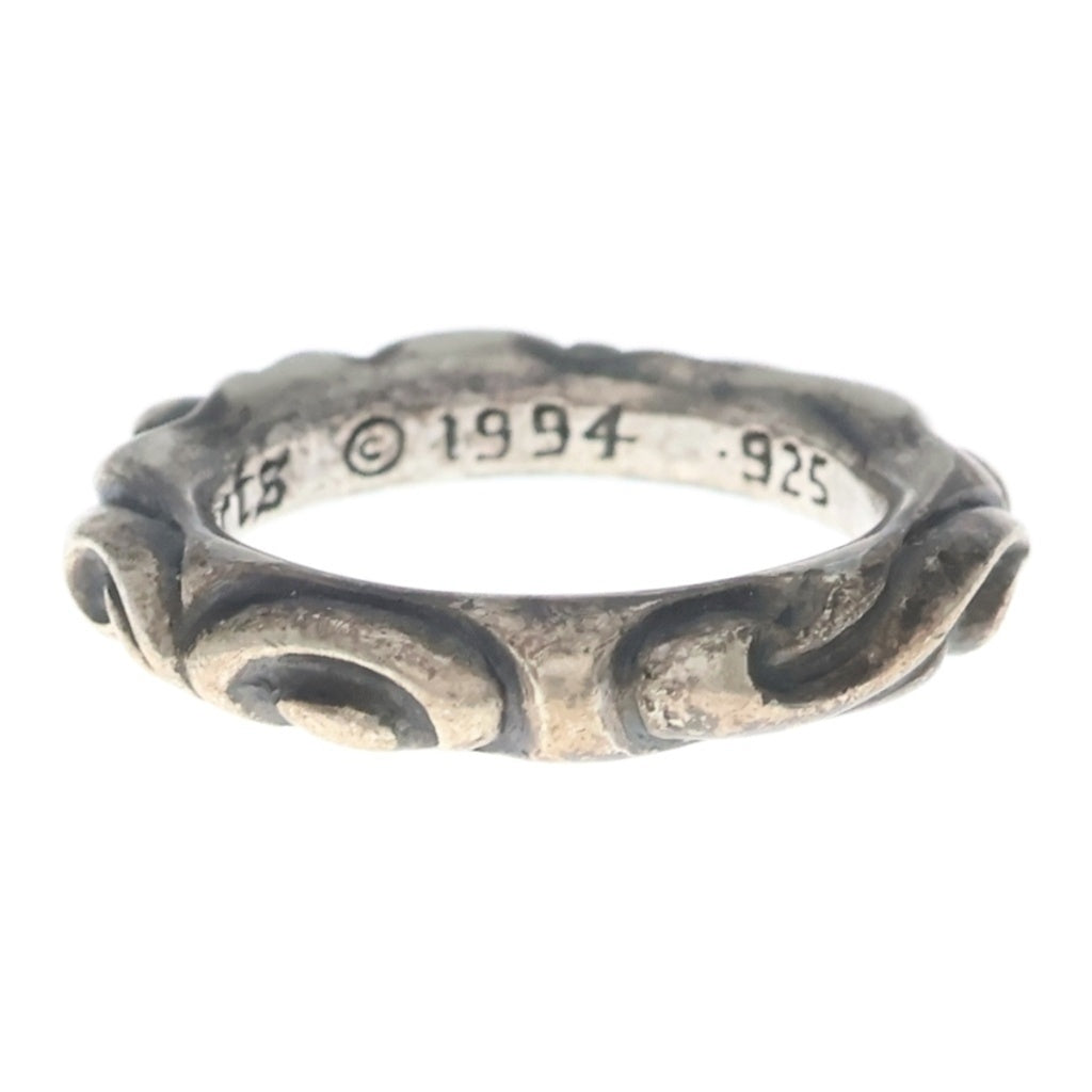 CHROME HEARTS(クロムハーツ) SCRL BAND スクロールバンド リング シルバー BCA351