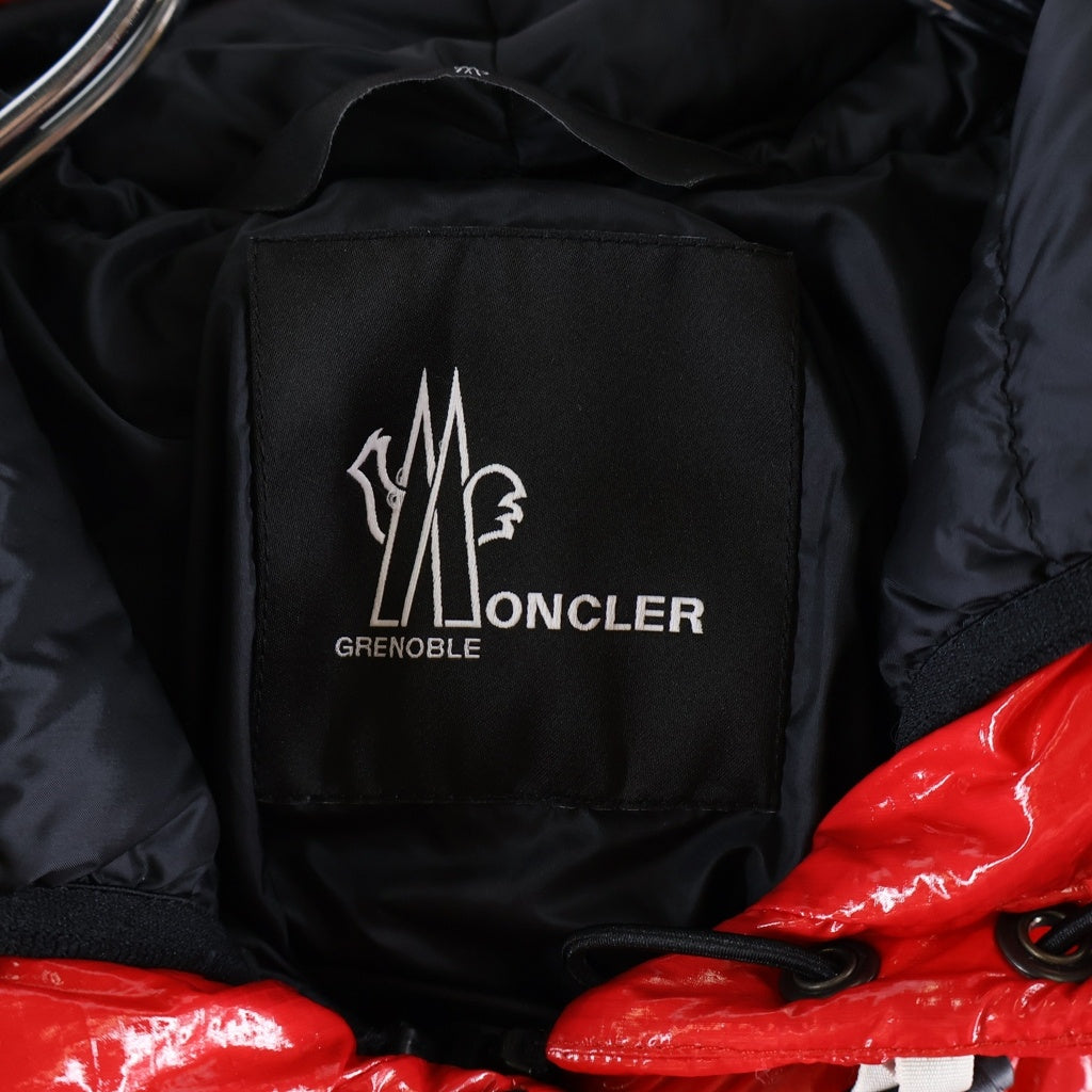MONCLER GAMME BLEU(モンクレール・ガム・ブルー) FENIS GIUBBOTTO フェニス ダウンジャケット ベルト付き フーデッド ダウンジャケット #0 レッド レディース