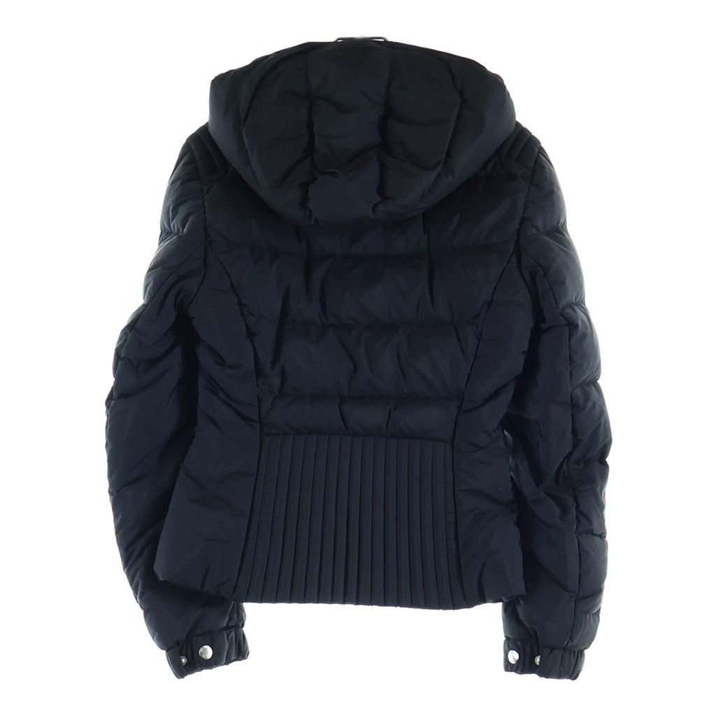 PRADA(プラダ) ナイロン フード ダウンジャケット ブラック 29X54 レディース