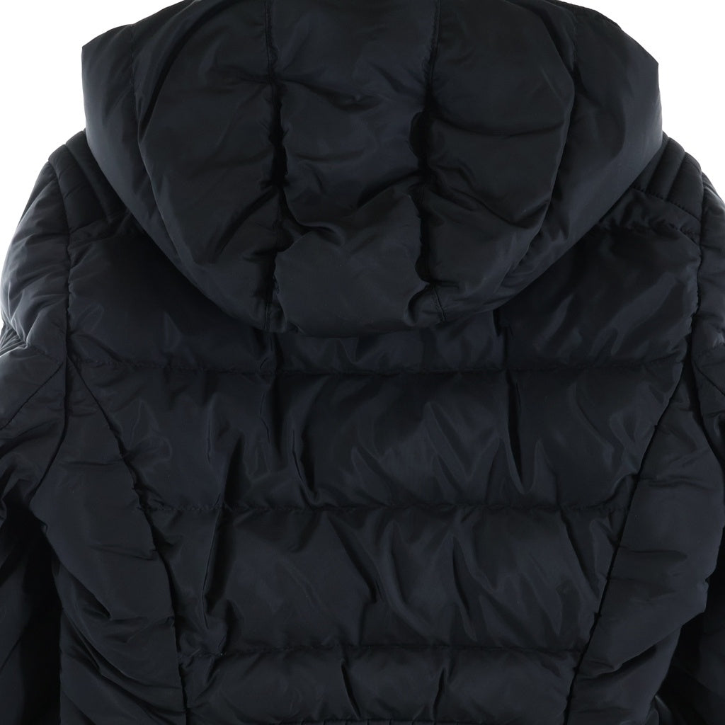 PRADA(プラダ) ナイロン フード ダウンジャケット ブラック 29X54 レディース