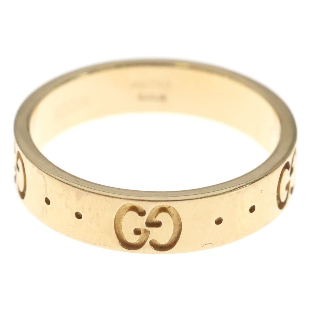 GUCCI(グッチ) GG アイコン リング 指輪 K18PG ピンクゴールド 3.4g レディース