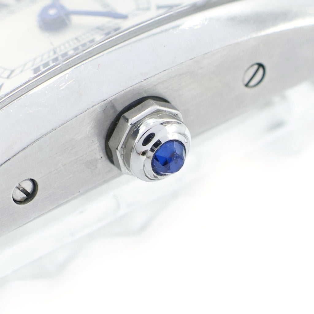 Cartier(カルティエ) タンクアメリカン ミニ 腕時計 ウォッチ シルバー文字盤 SS/QZ クォーツ ブラック/シルバー WSTA0032 レディース