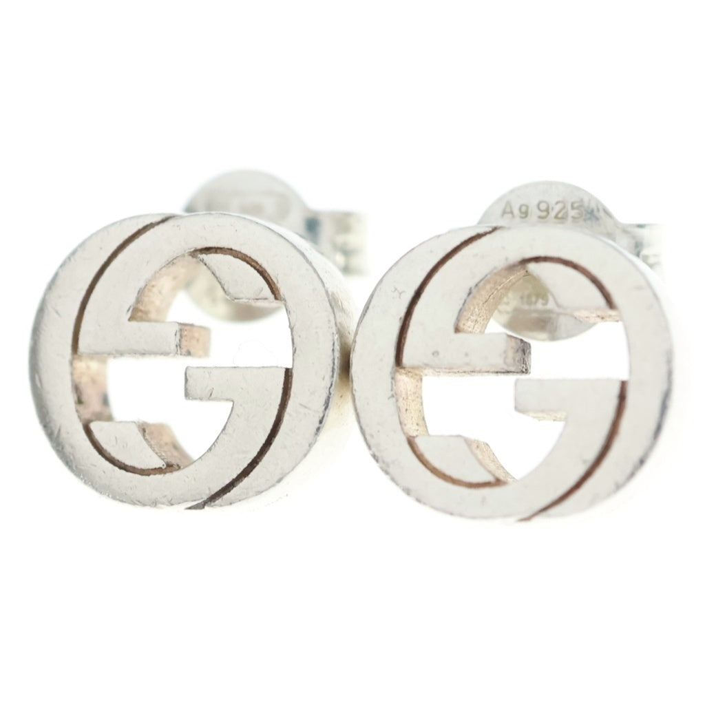 GUCCI(グッチ) インターロッキングG ピアス SV925 シルバー 3.8g レディース