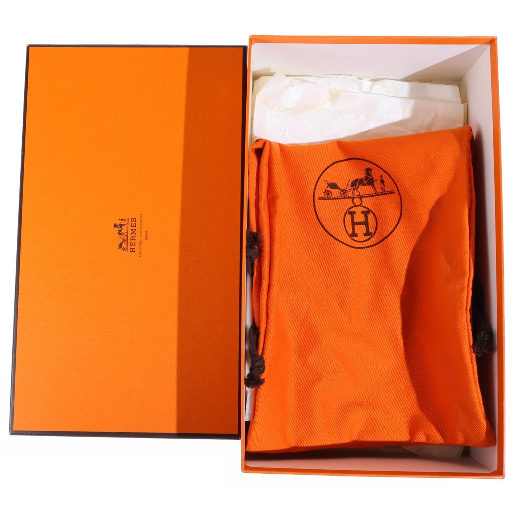HERMES(エルメス) エスパドリーユ ウェッジソール サンダル レッド レディース