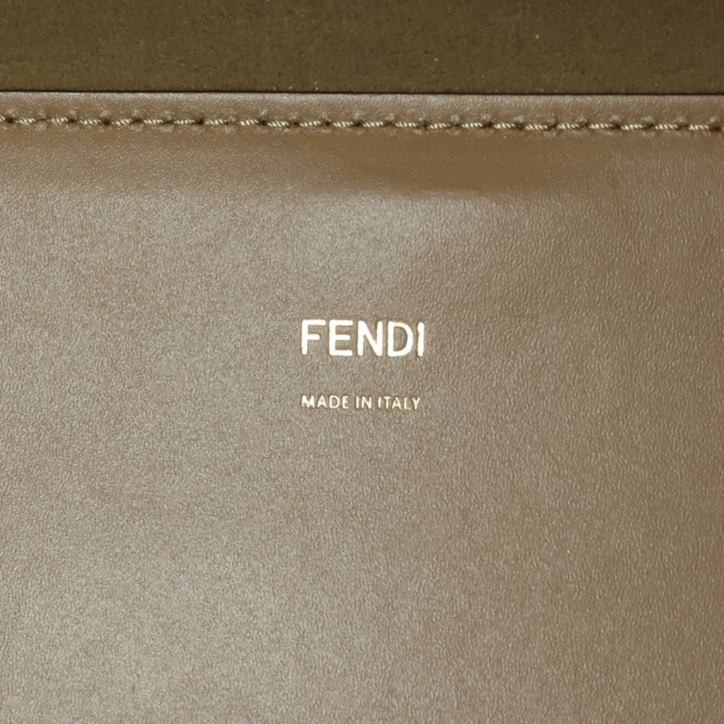 FENDI(フェンディ) サンシャイン 2WAYトートバッグ ハンドバッグ ビキニガールズ アイボリー×ブラウン PVC×レザー レディース
