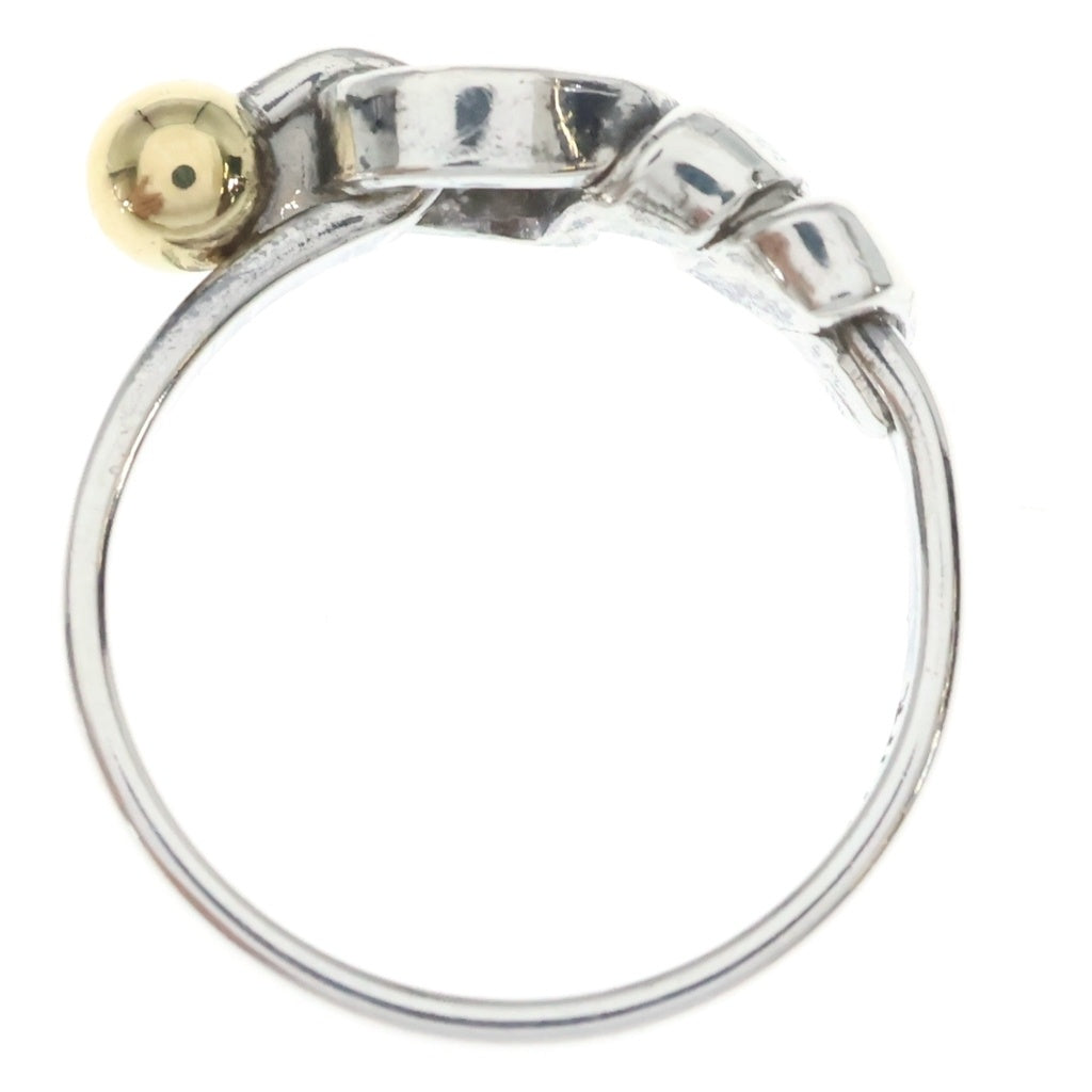 TIFFANY & Co.(ティファニー) フック&アイ リング ホワイトゴールド×イエローゴールド Sv925/Au750 レディース
