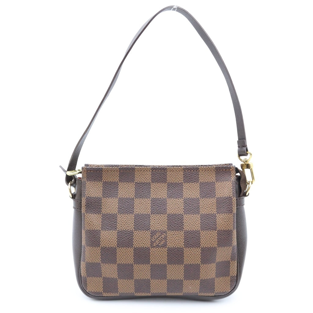 LOUIS VUITTON(ルイヴィトン) トゥルース メイクアップ アクセサリー ポーチ ダミエ PVC レザー ブラウン N51982 レディース