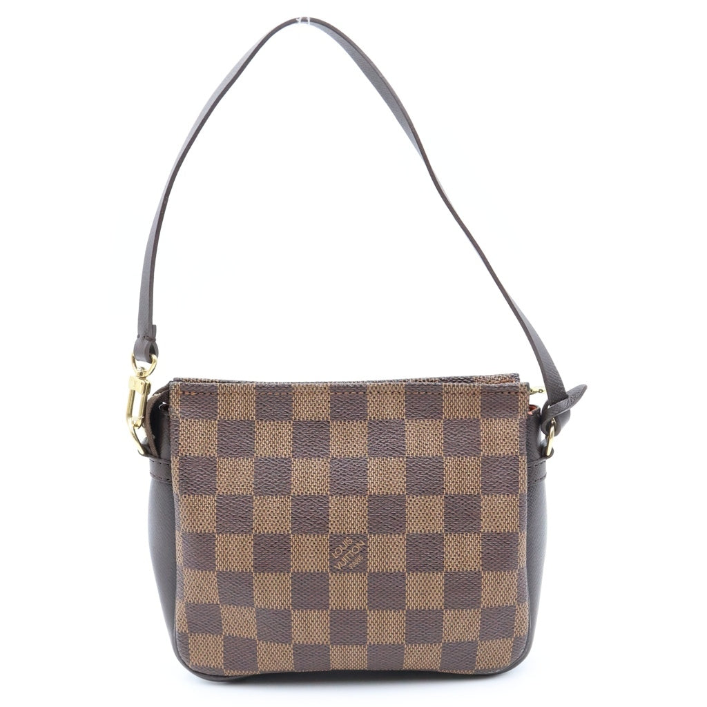 LOUIS VUITTON(ルイヴィトン) トゥルース メイクアップ アクセサリー ポーチ ダミエ PVC レザー ブラウン N51982 レディース