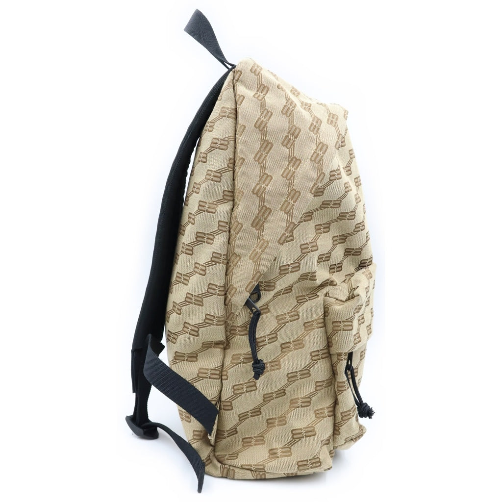 BALENCIAGA(バレンシアガ) シグネチャー BB モノグラム ジャカード キャンバス ミディアム バックパック リュック ベージュ 713044 210HH 2755 レディース