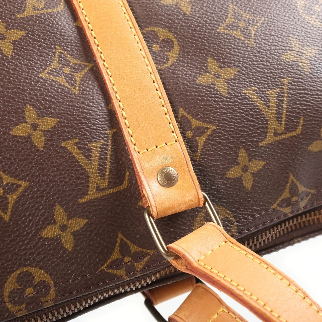 LOUIS VUITTON(ルイヴィトン) フラネリー45 トートバック モノグラム PVC レザー ブラウン M51115