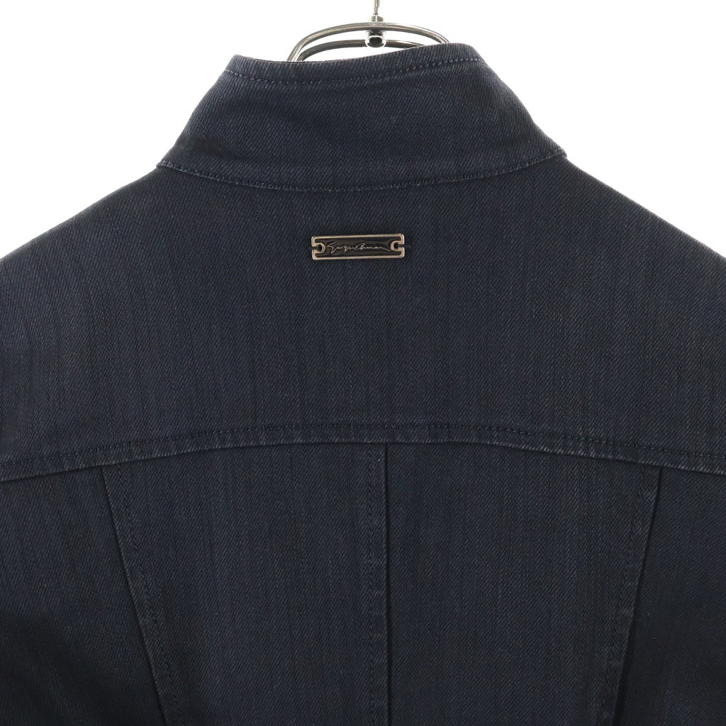 GIORGIO ARMANI(ジョルジオアルマーニ) デニム ジャケット ジップ ブラック レディース