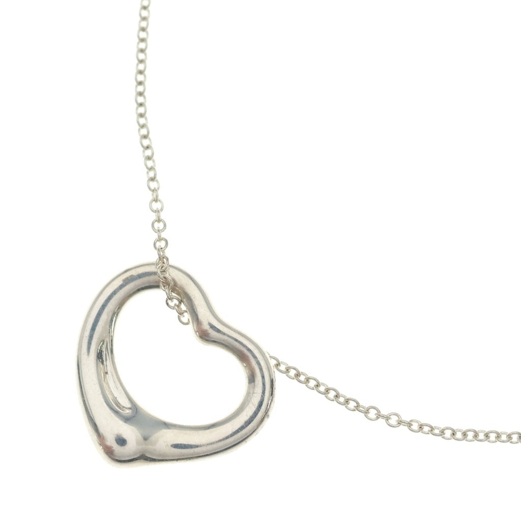 TIFFANY & Co.(ティファニー) オープンハート ネックレス ペンダント チェーン シルバー Ag925 レディース