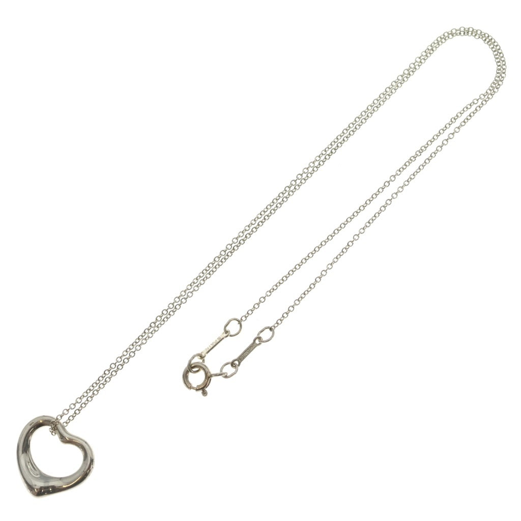 TIFFANY & Co.(ティファニー) オープンハート ネックレス ペンダント チェーン シルバー Ag925 レディース