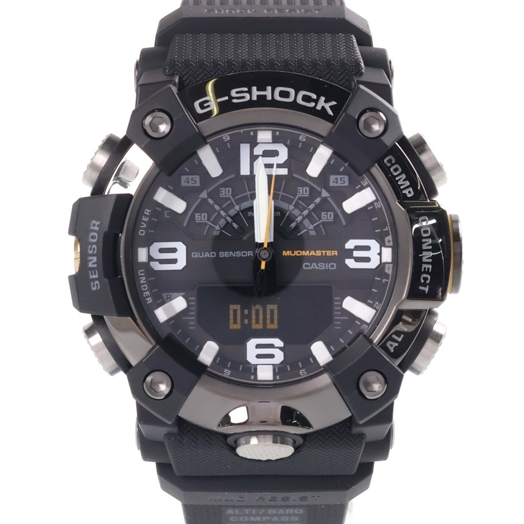 CASIO G-SHOCK(カシオ ジーショック) Gショック マッドマスター 黒文字盤 ステンレス クオーツ GG-B100XMB-1AJF