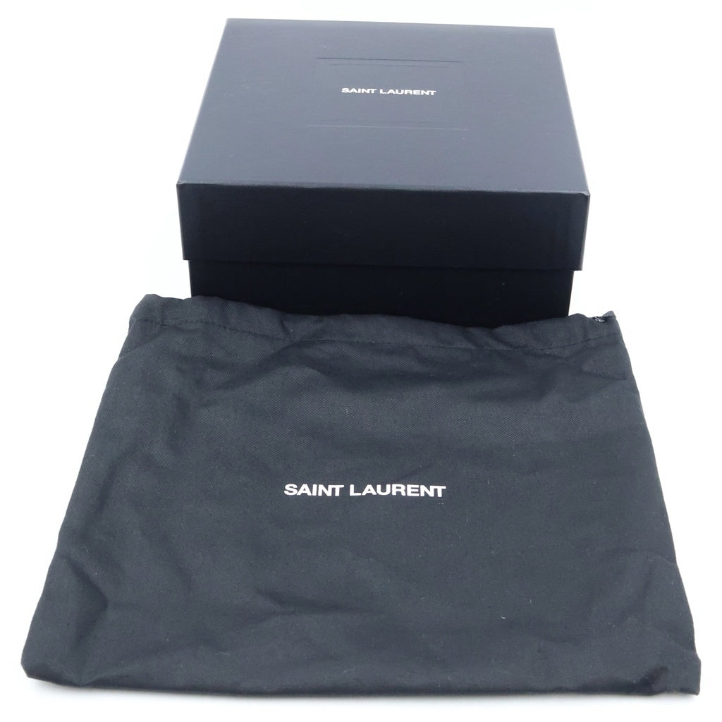 SAINT LAURENT PARIS(サンローランパリ) ミニ ノリータ チェーン ショルダーバッグ レザー ホワイト 672738 レディース