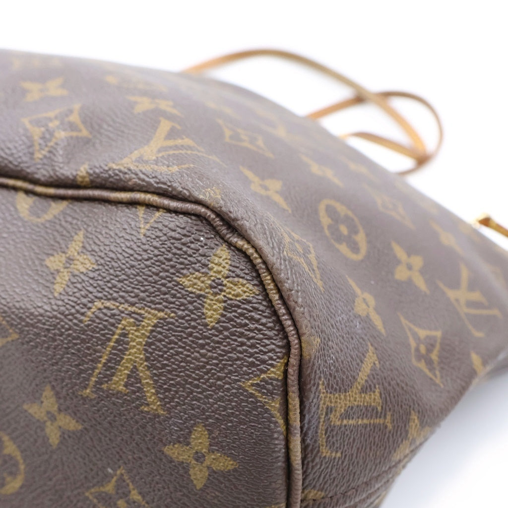LOUIS VUITTON(ルイヴィトン) ネヴァーフルMM トートバック ショルダーバック モノグラム PVC レザー ブラウン M40156 レディース