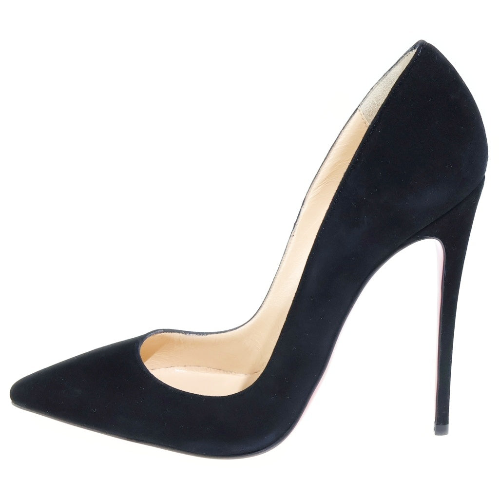 CHRISTIAN LOUBOUTIN(クリスチャンルブタン) パンプス ハイヒール So Kate 120 スエード レザー ブラック レディース